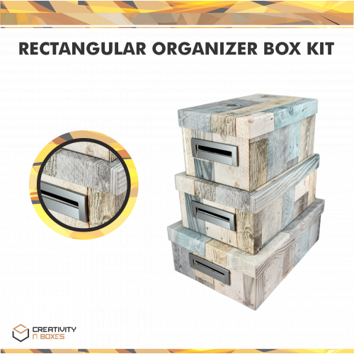 Rectangular Organizer Box Kit