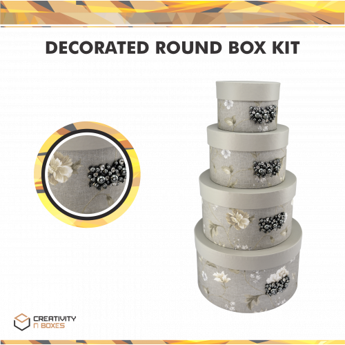 Decorated Round Box Kit